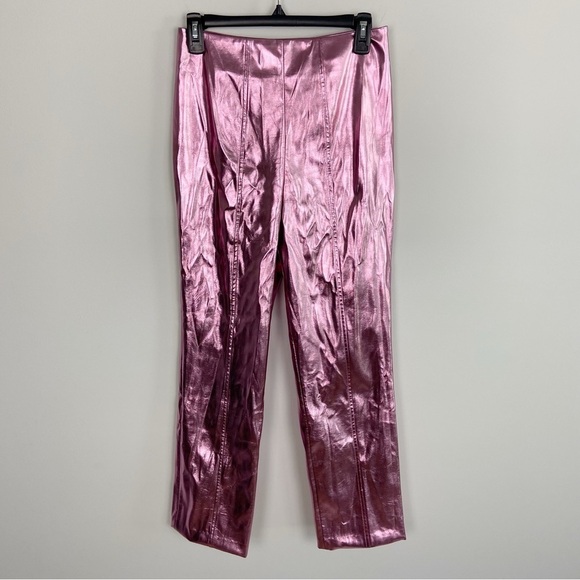 Song of Style Masha Pant in Metallic Pink Size S - Picture 2 of 13